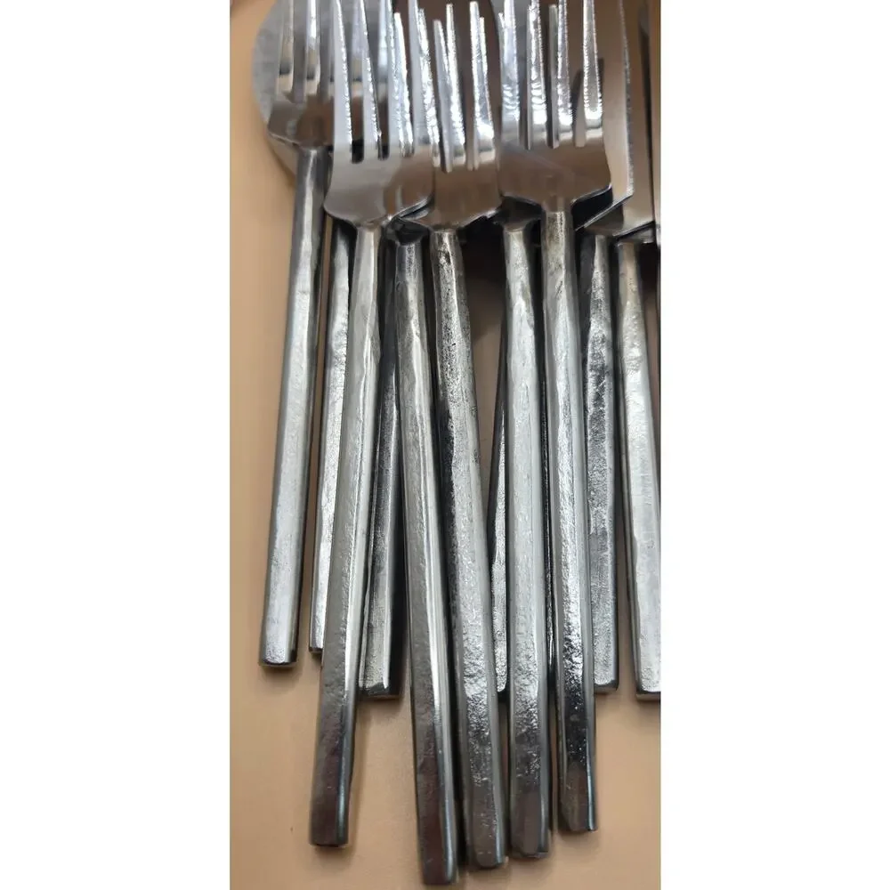 Forged Pottery Barn Stainless Steel Elegant Utensil Pre-loved Set 27